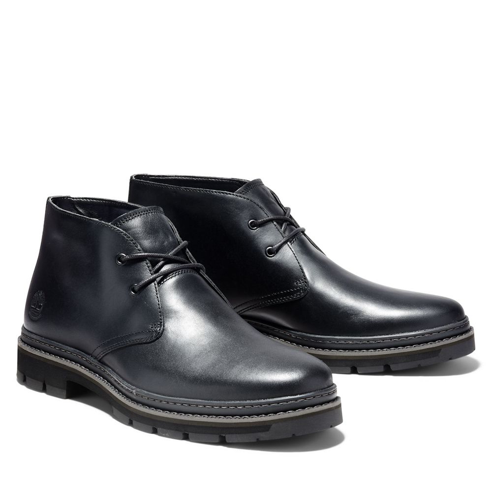 Botas de Seguridad Timberland Hombre Port Union Waterproof Negras - Chile NYO-140926